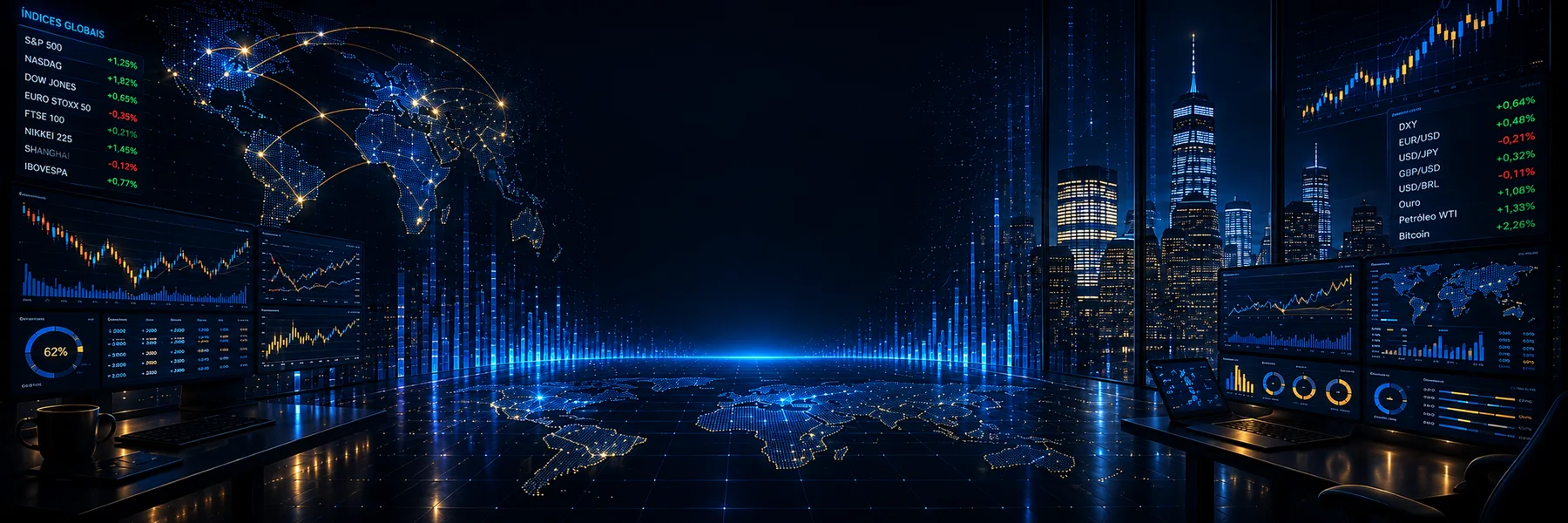 Painel do Trader — cotações internacionais em um único lugar